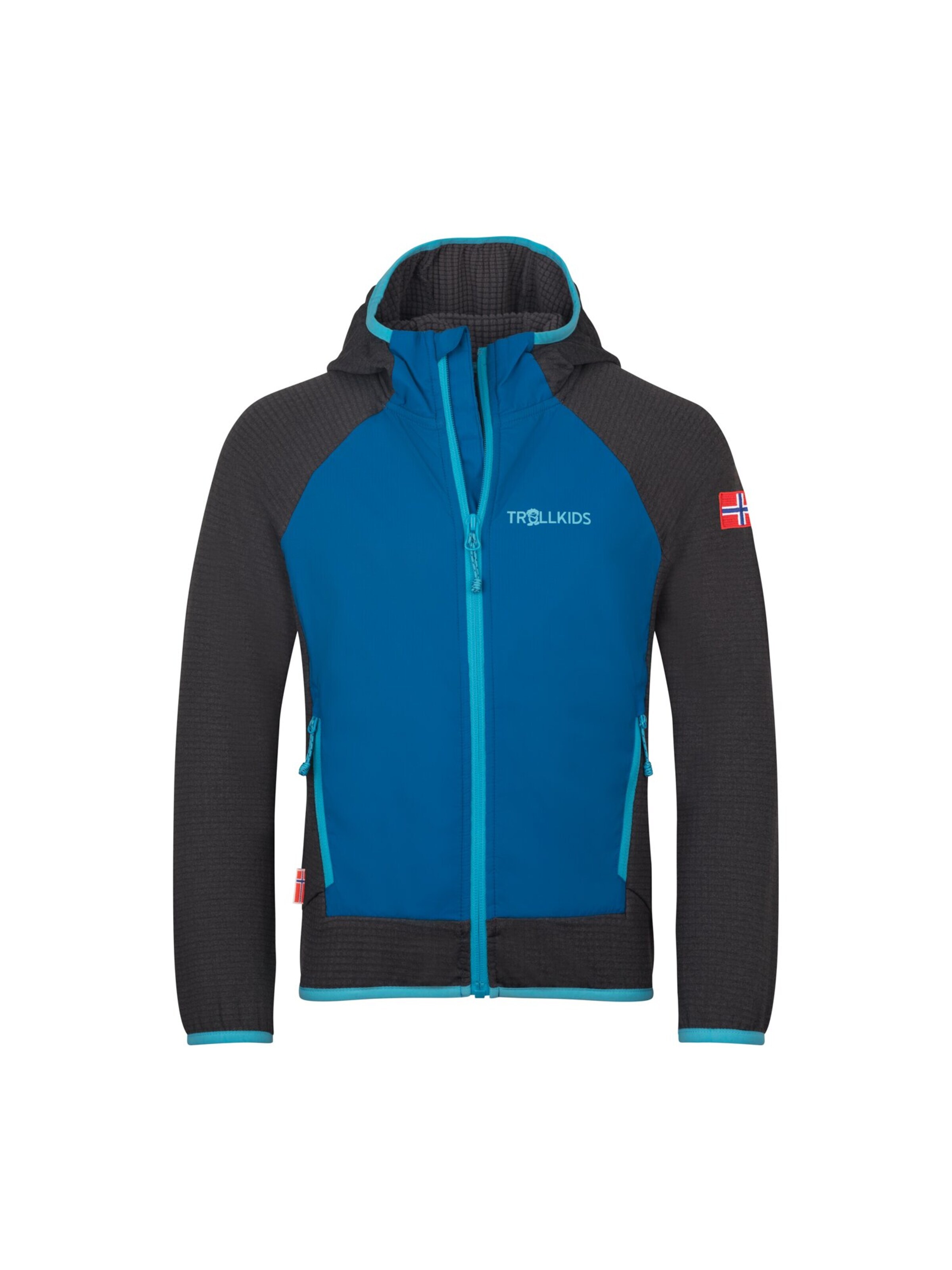 TROLLKIDS Fleece Jacket in Blue: front