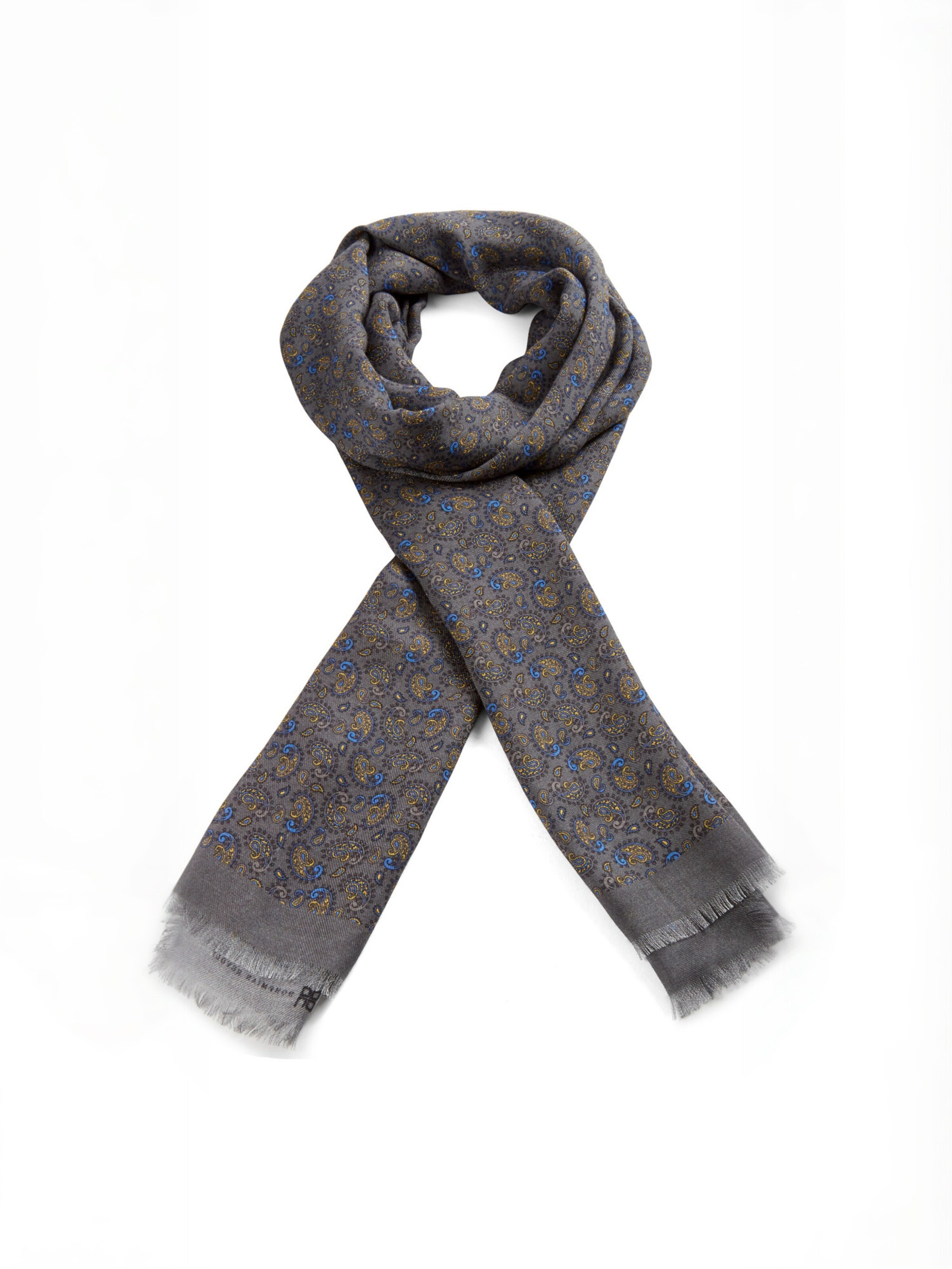 Bohemian Revolt Sjaal ' Braxton ' in Blauw: voorkant