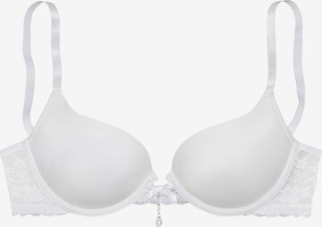 T-shirt Reggiseno di LASCANA in bianco: frontale