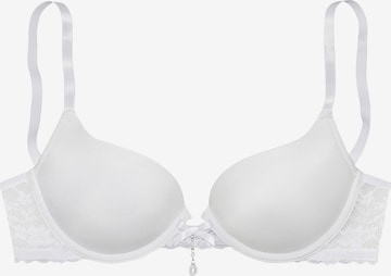 LASCANA T-shirt Bra in White: front