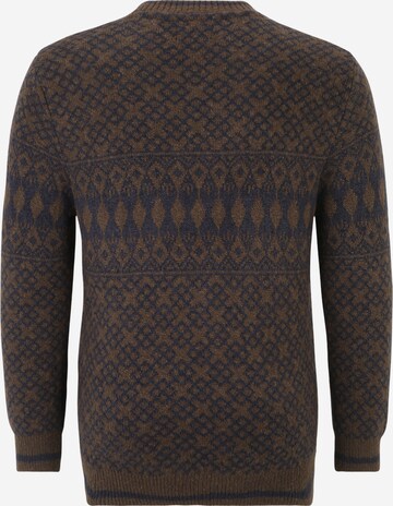 Jack & Jones Plus - Jersey 'RYAN' en marrón