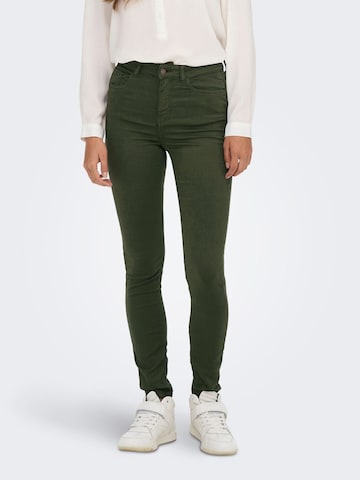 Skinny Jeans 'Lara' di JDY in verde: frontale