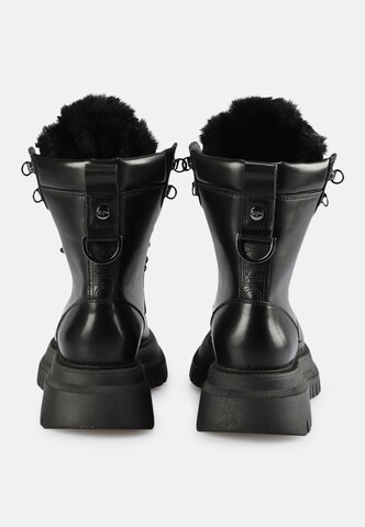 Bottines à lacets BUFFALO en noir