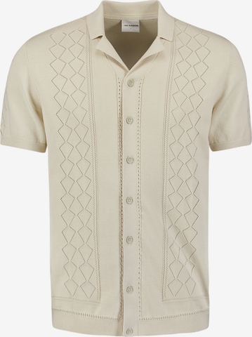 No Excess Shirt in Beige: voorkant