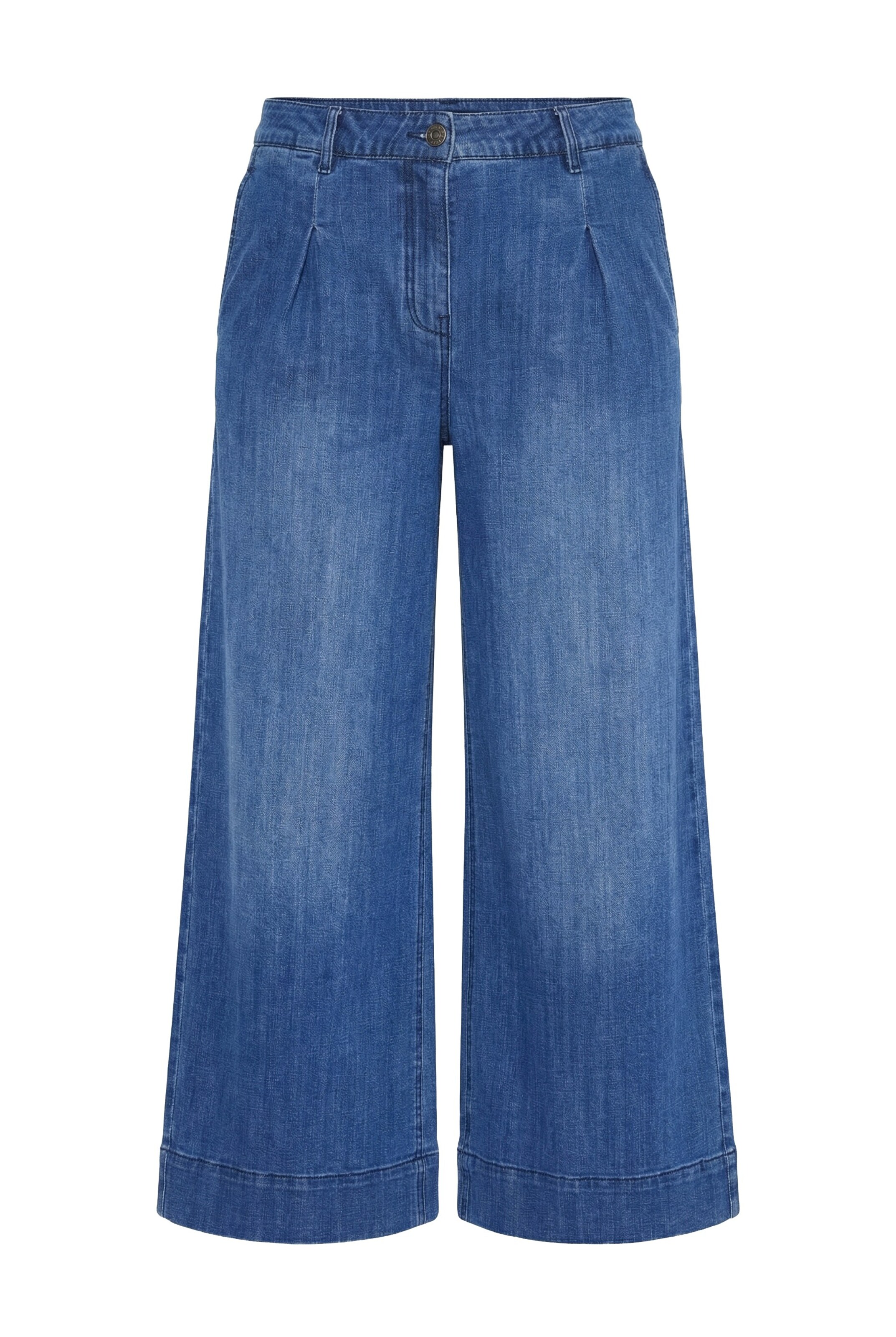Ulla Popken Jeans in 32-34 in blue denim, Produktansicht