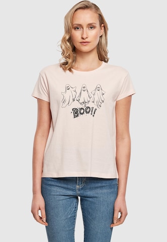 Maglietta 'Halloween - Boo' di ABSOLUTE CULT in rosa: frontale