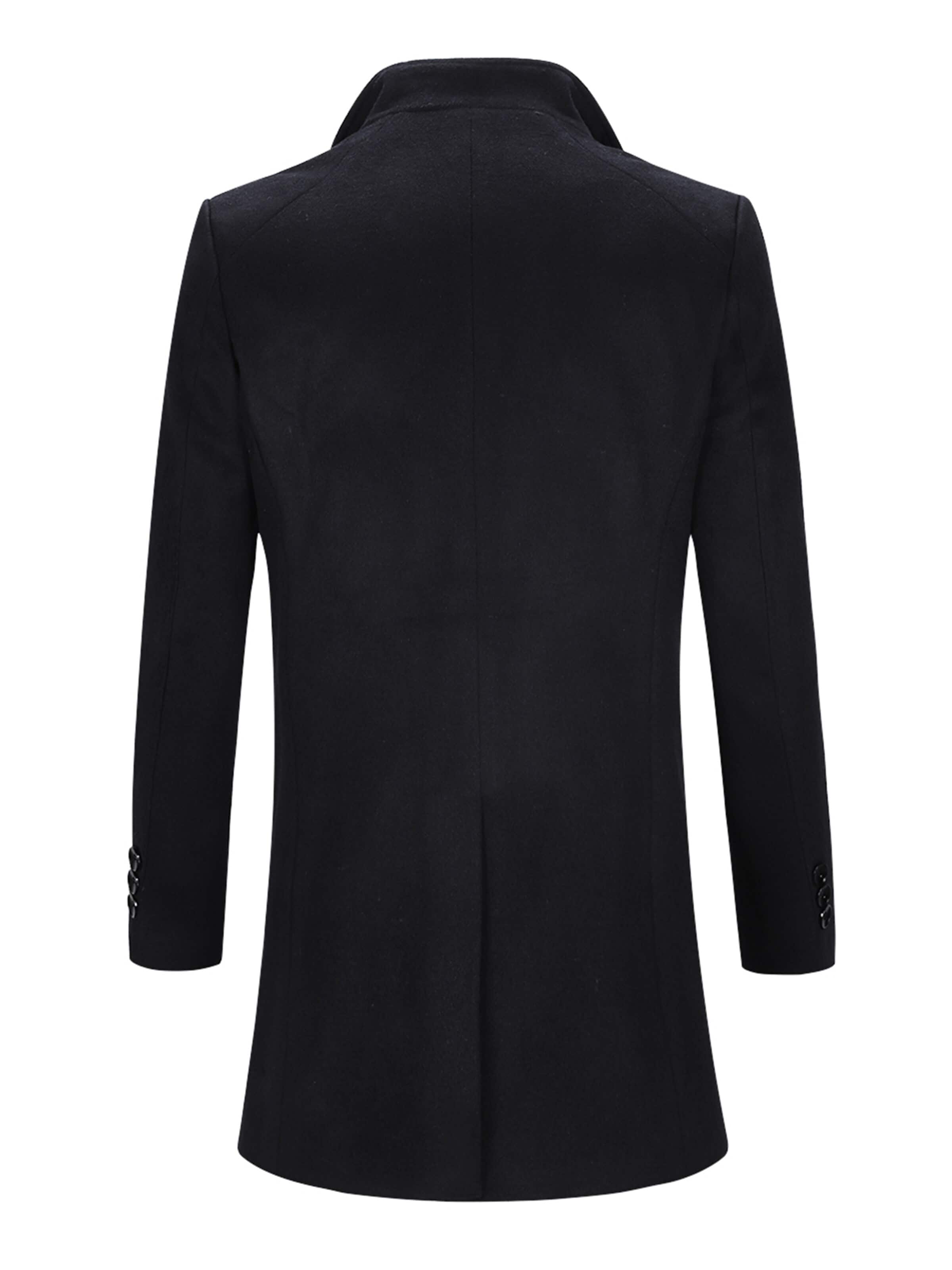 YOUTHUP Winter Coat 'Kontur' in Black