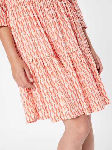 COMMA Shirt Dress in Orange