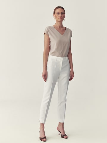 TATUUM Regular Trousers in White