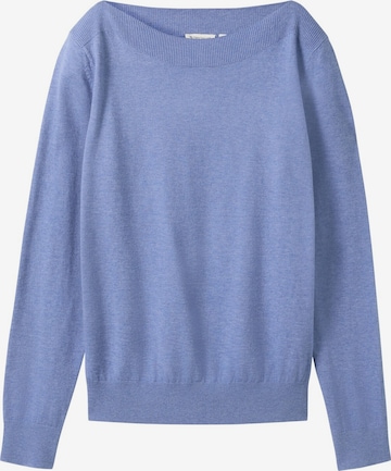 TOM TAILOR Sweater in Blue: front