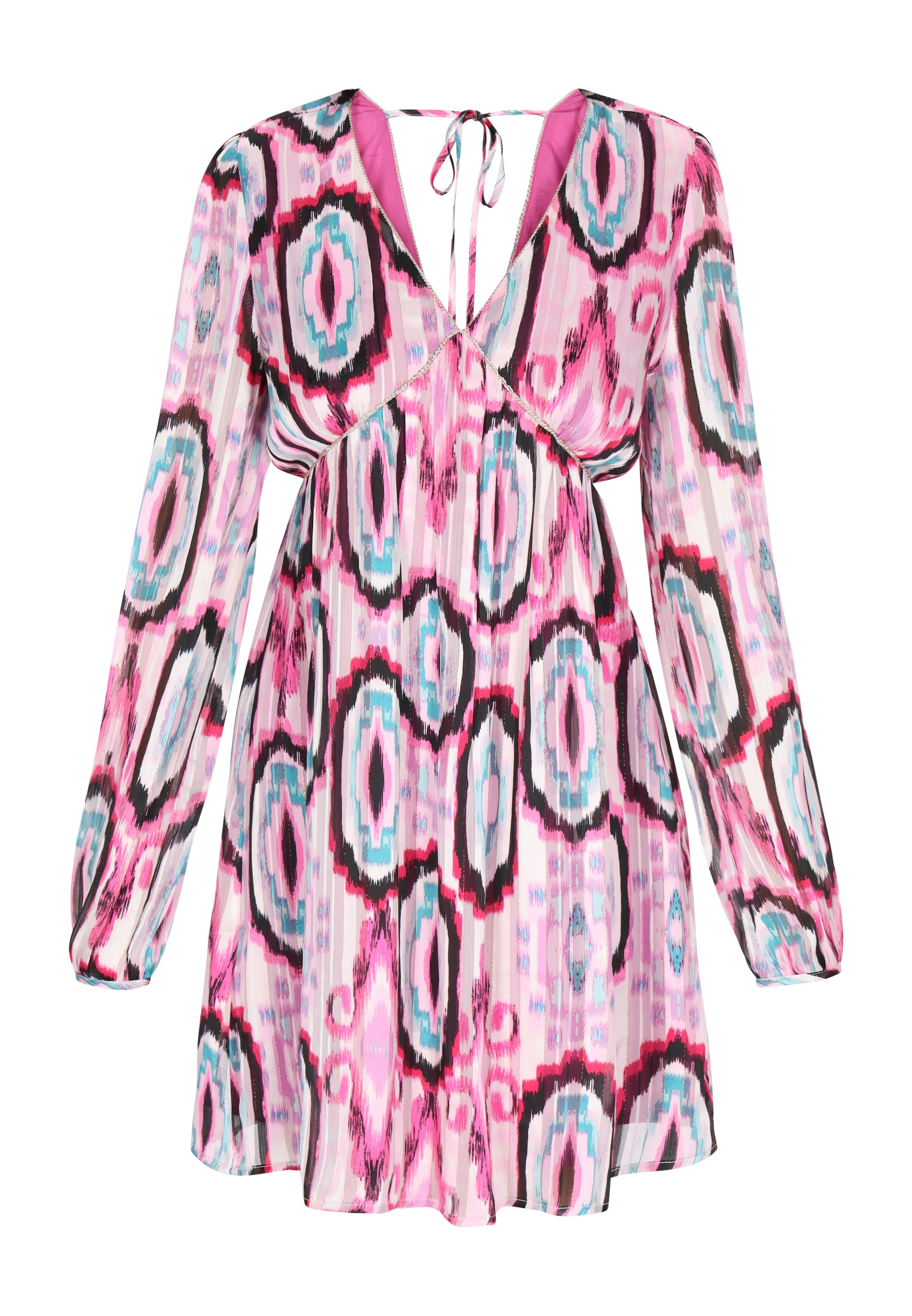 IZIA Šaty – pink: přední strana