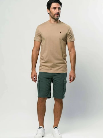 MCS Regular Fit Skjorte 'Texas' i beige