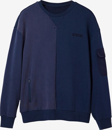 Desigual - Sweatshirt 'Bruno' em azul: frente