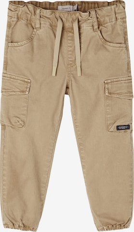 NAME IT Tapered Trousers 'Ben' in Beige: front