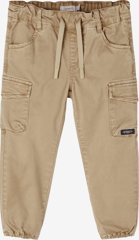 Effilé Pantalon 'Ben' NAME IT en beige : devant