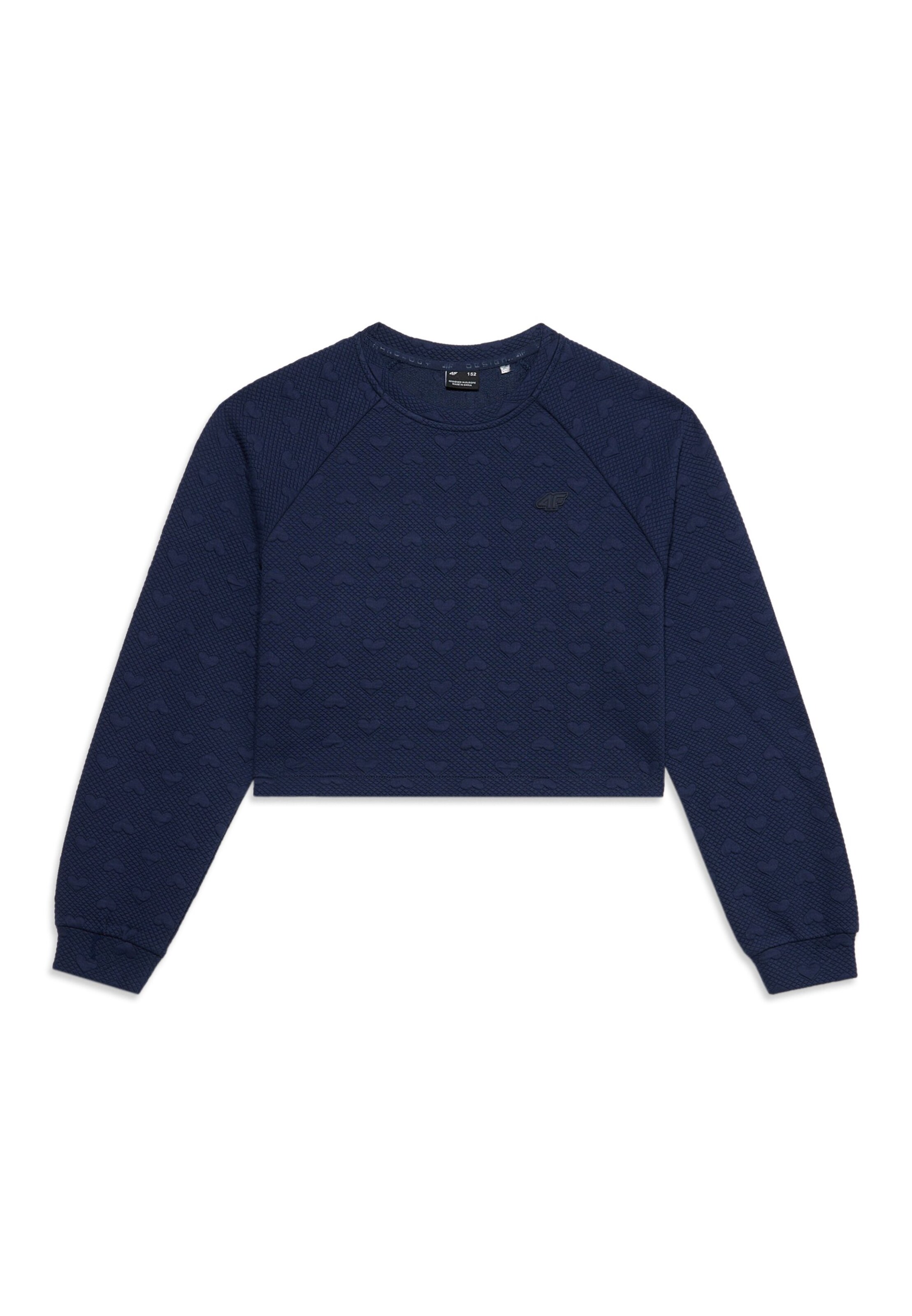 4F JuniorSportska sweater majica - plava boja: prednji dio