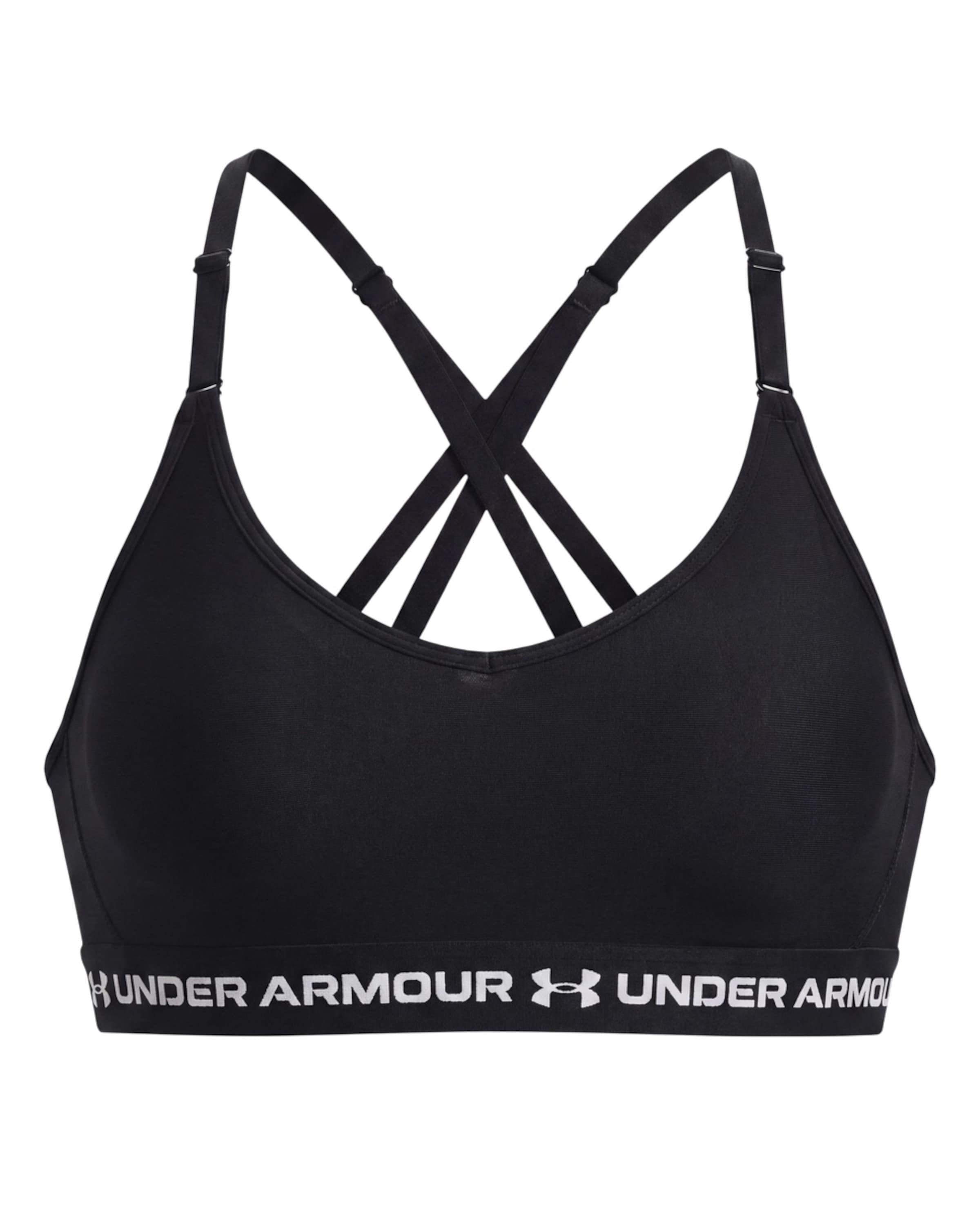UNDER ARMOUR - Bustier Sujetador deportivo en negro: frente