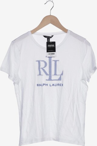 Lauren Ralph Lauren T-Shirt L in Weiß: predná strana