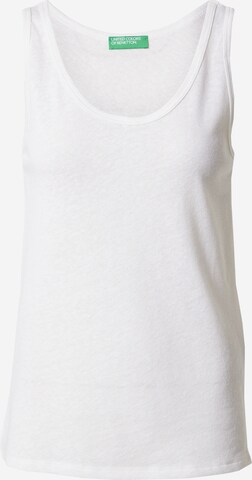Top di UNITED COLORS OF BENETTON in bianco: frontale