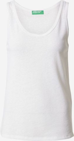 UNITED COLORS OF BENETTON Tanktop in Weiß: predná strana