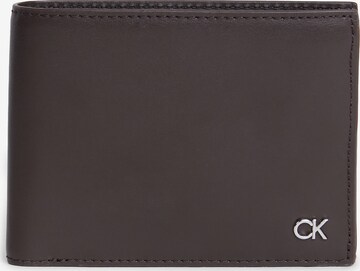 Calvin Klein Wallet in Brown: front