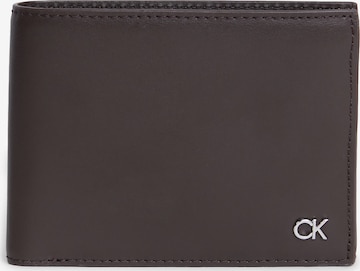 Calvin Klein Wallet in Brown: front