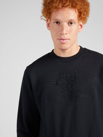 GANT Sweatshirt i svart