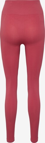 Hummel Skinny Workout Pants 'Tif' in Pink