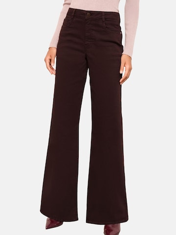 Friends Like These Широки крачоли Дънки в кафяво: отпред