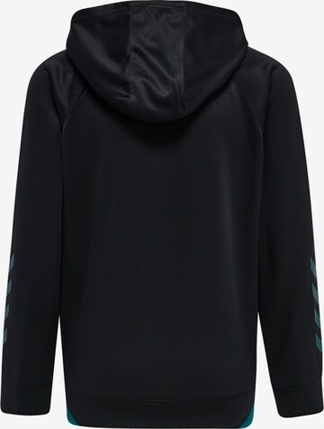 Hummel Athletic Zip-Up Hoodie in Black