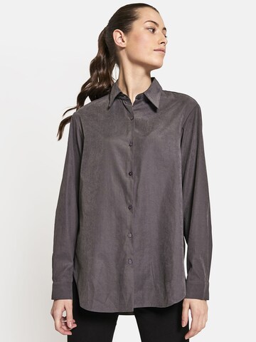Squad the label Blouse in Grijs: voorkant