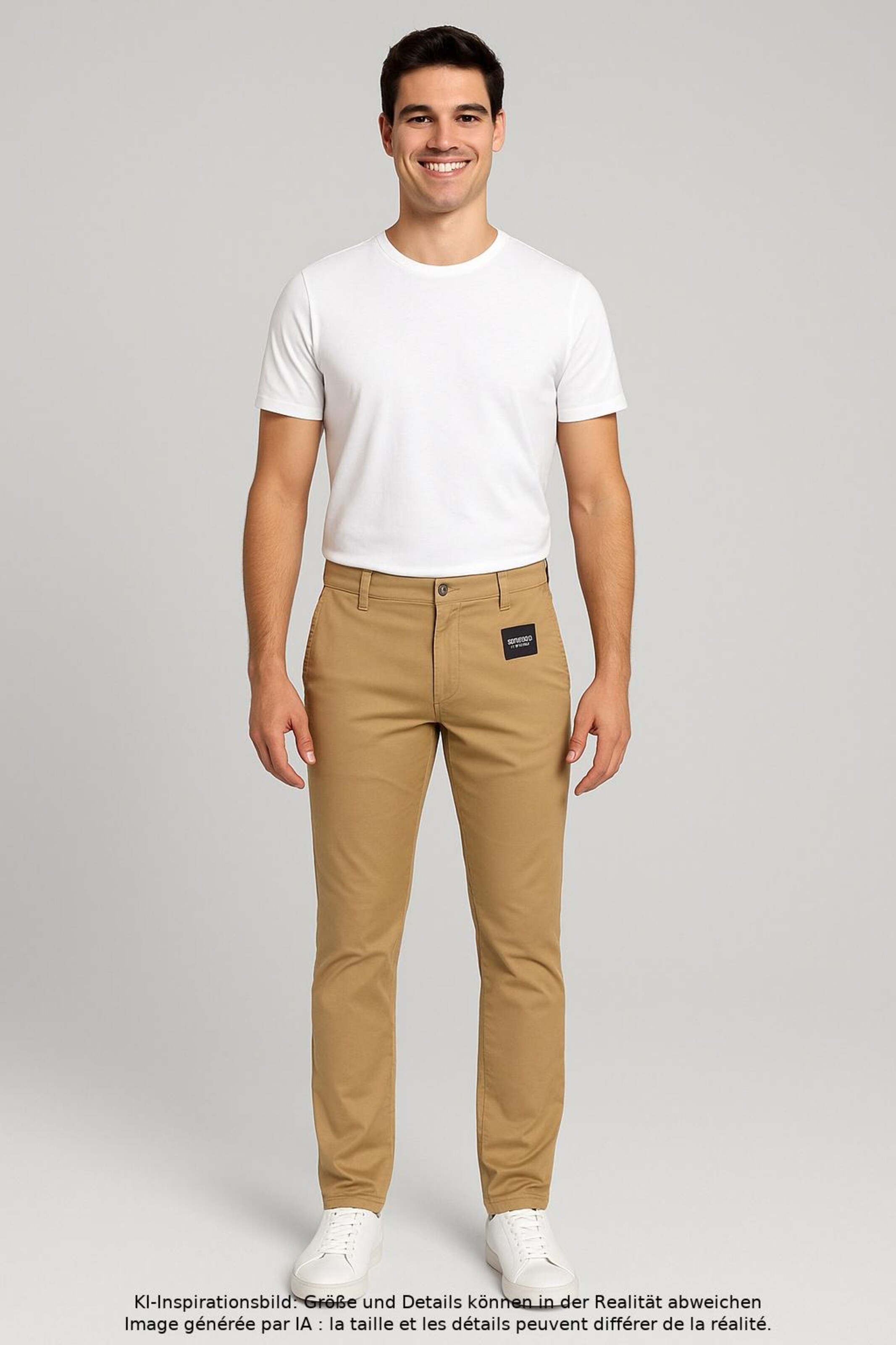 LACOSTE Pants in 29 in Beige: front