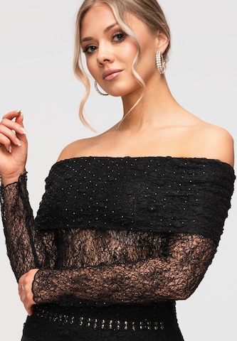 Ombre Shirt in Black