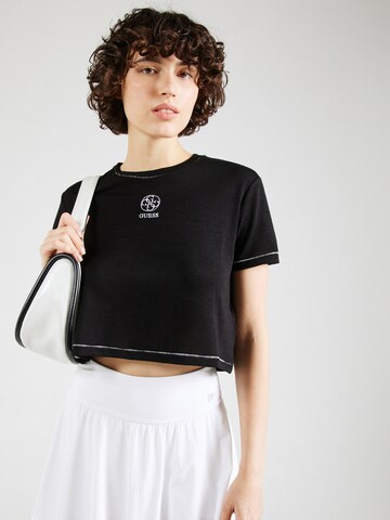GUESS Funktionsshirt 'ELÉA' in Schwarz: Vorderseite
