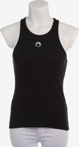 Marine Serre Top / Seidentop L in Schwarz: Vorderseite