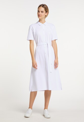 DreiMaster Maritim Shirt Dress in White