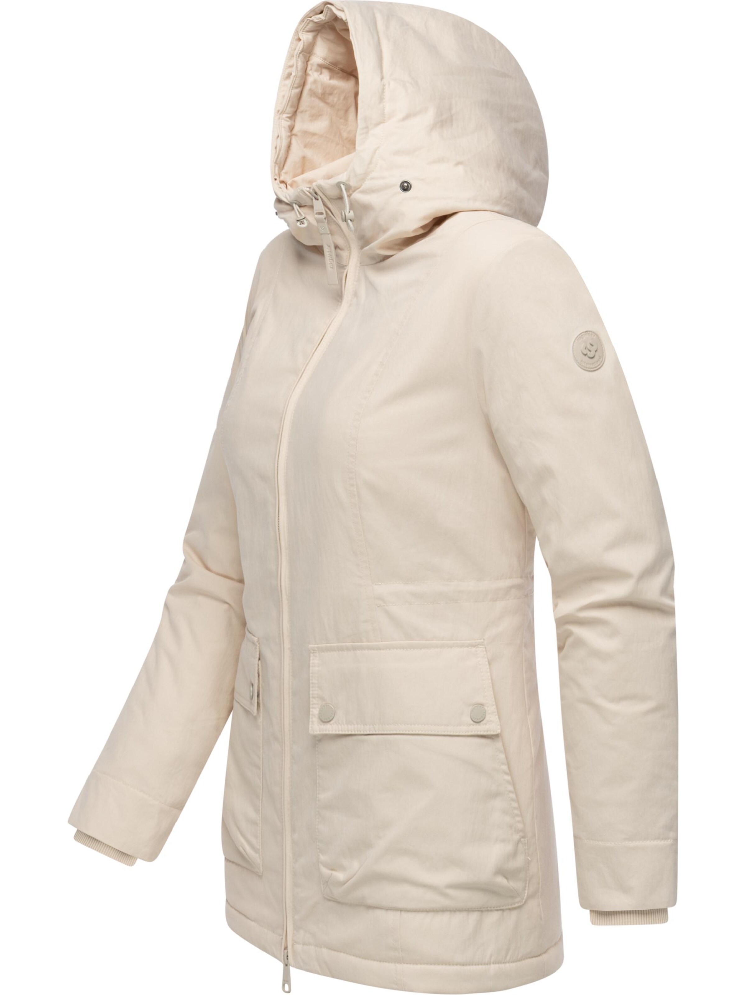 Ragwear Winter Coat 'Monadetta Youmodo' in Beige