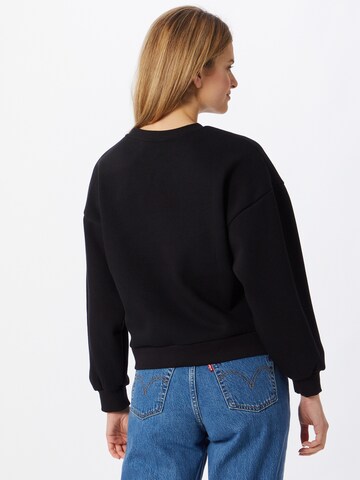 Gina Tricot Sweatshirt i svart