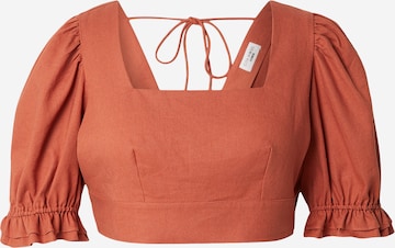 CITA MAASS Топ в Оранжевый: спереди