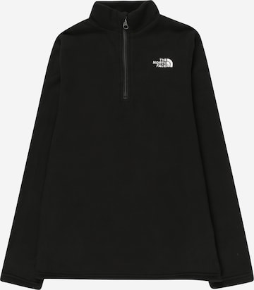 THE NORTH FACE Sportpullover 'GLACIER' in Schwarz: predná strana