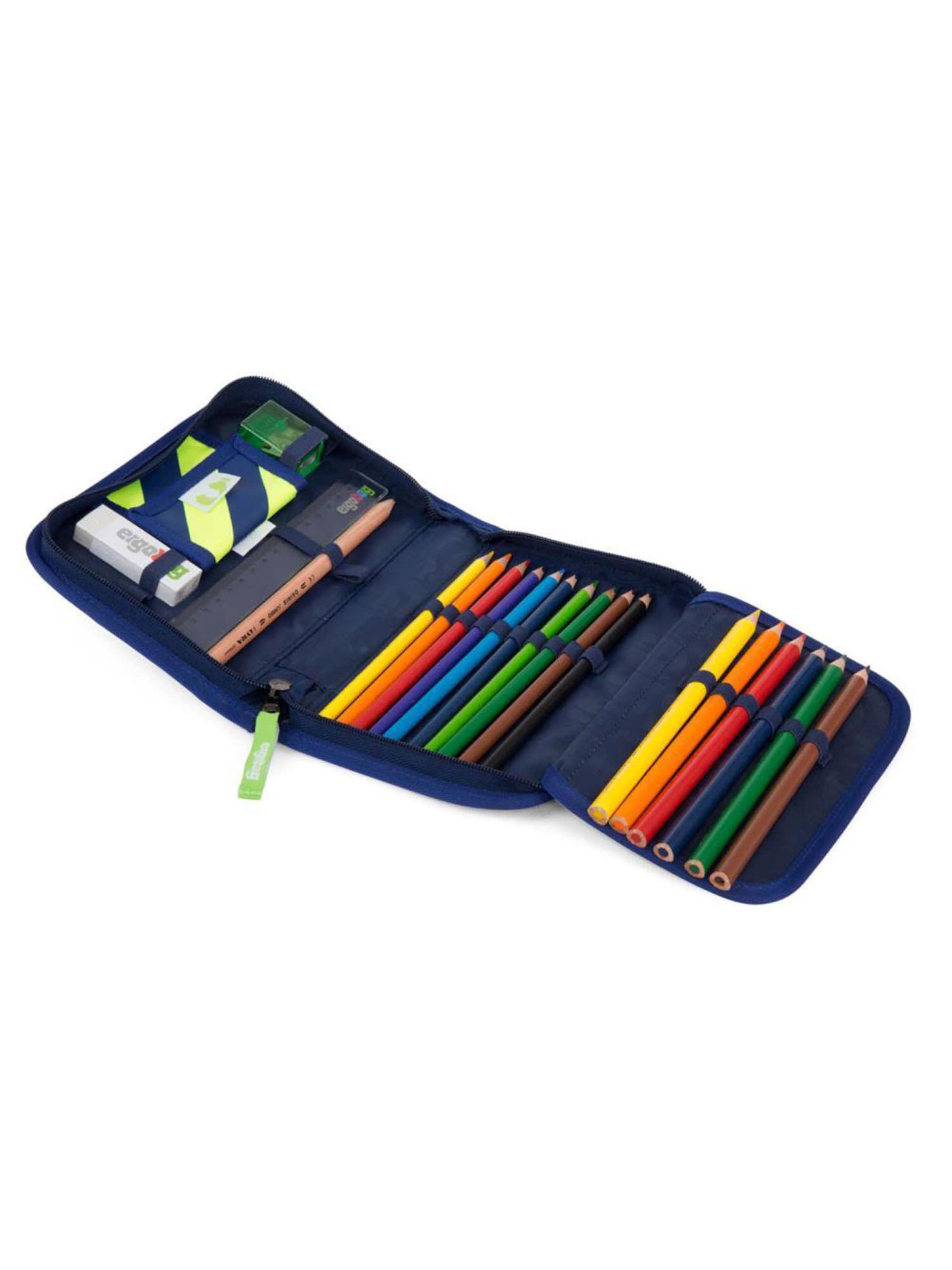 ergobag Rucksack 'Set 6tlg'‌‌‌‌‌‌‌‌‌‌ in Grün