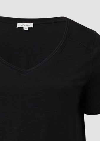 s.Oliver Shirt in Zwart