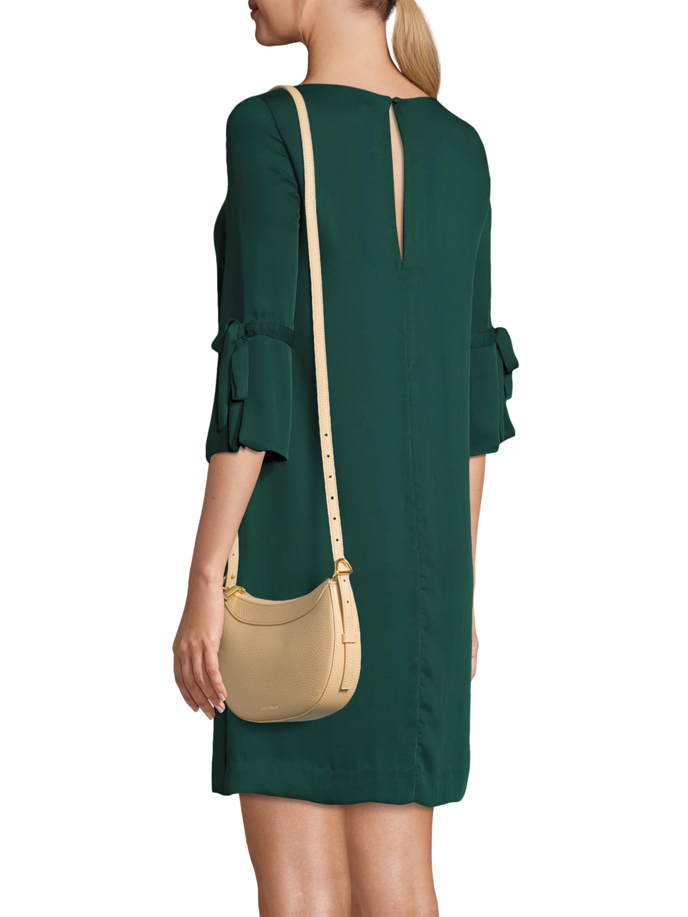 Coccinelle Taška cez rameno 'WHISPER' - Béžová: predná strana