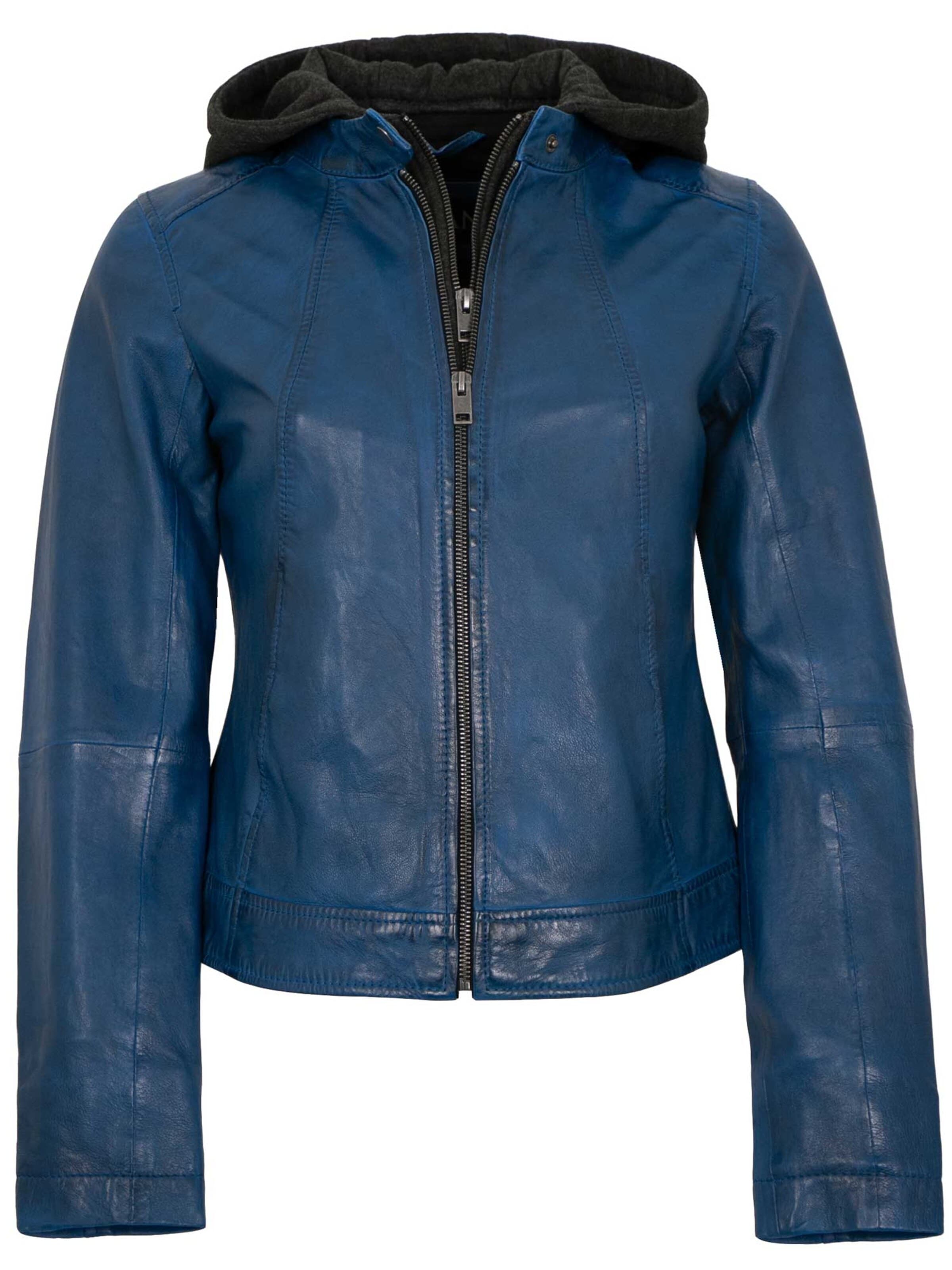 Jilani Between-Season Jacket 'Ashley' in Blue: front