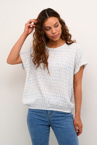 Kaffe - Blusa 'Lokia' en azul: frente