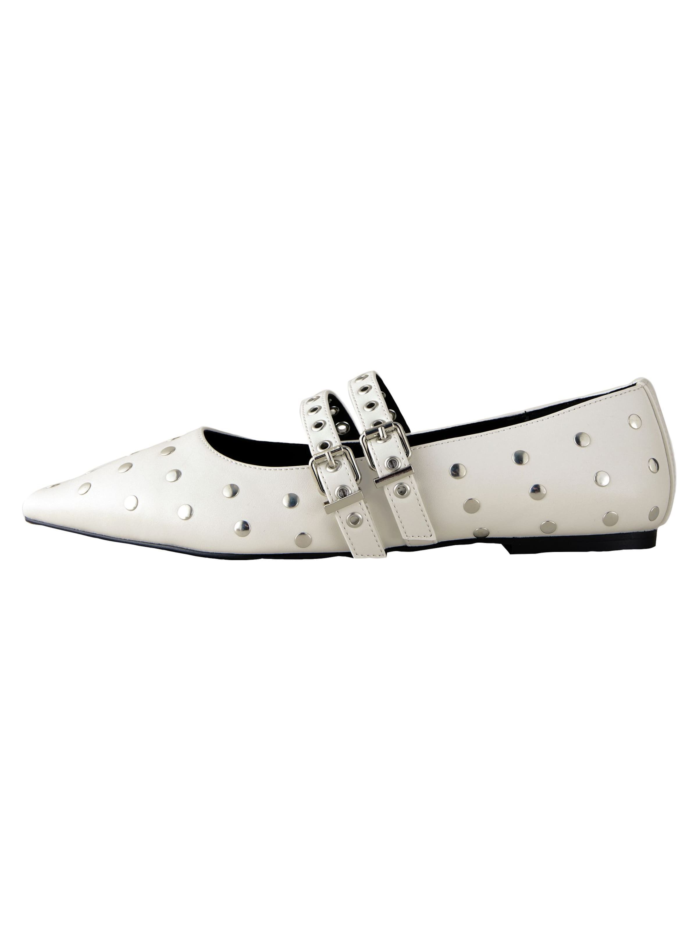 Ballerines à lanières 'Forever Comfort®' Next en blanc : devant