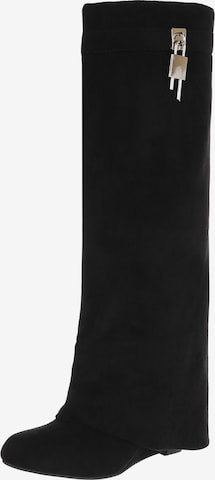 Ital-Design Boots in Black: front
