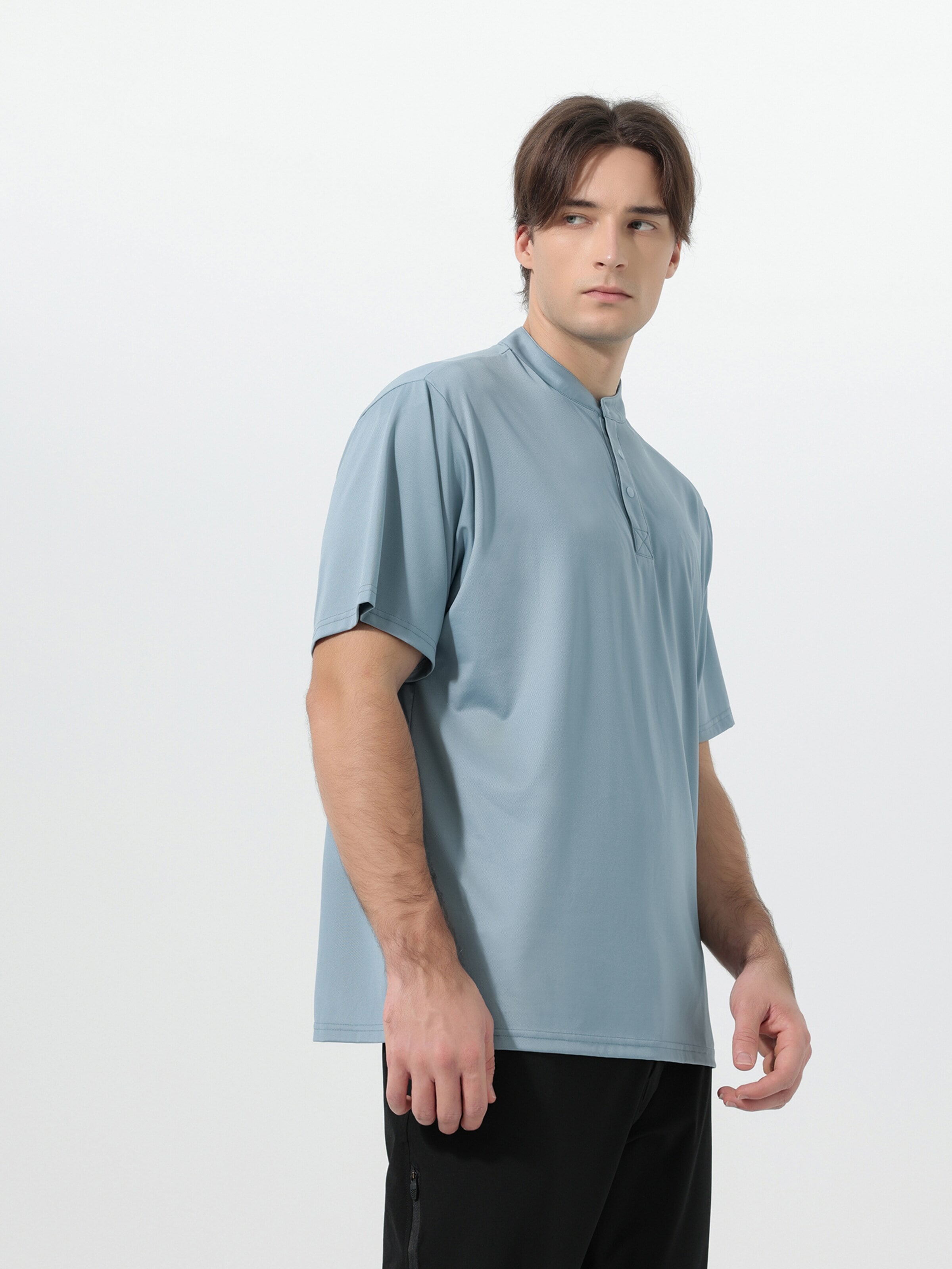 YOUTHUP Shirt 'Leibfrei' in Blue