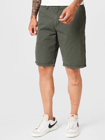 Regular Pantalon chino 'Surray' REDPOINT en vert : devant