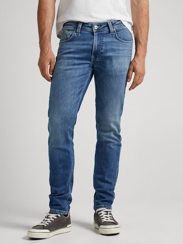 Pepe Jeans Slim fit Jeans ' HATCH REGULAR ' in Blue: front